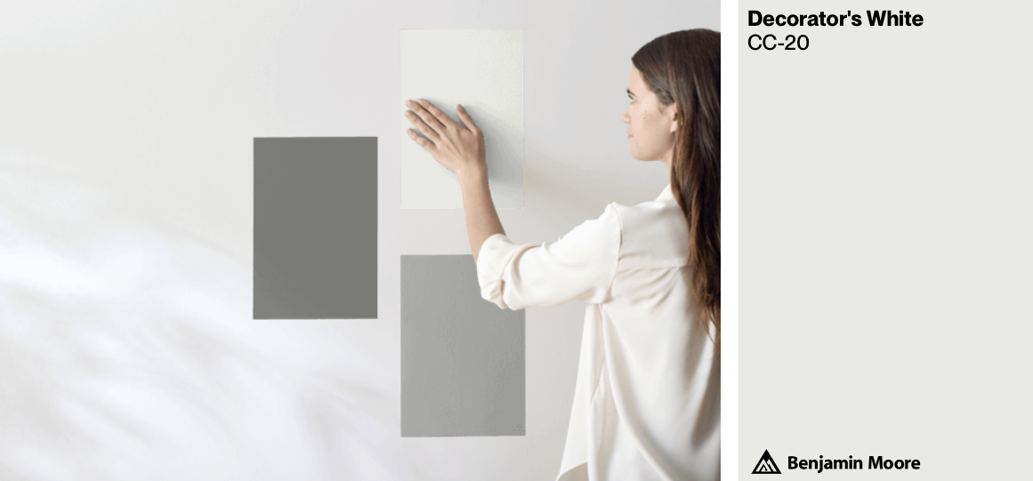 Benjamin Moore Paint Sample - Decorators White