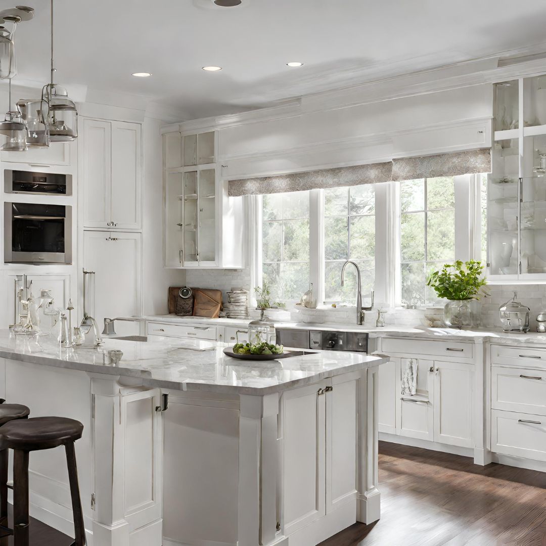 White Kitchen Cabinets 